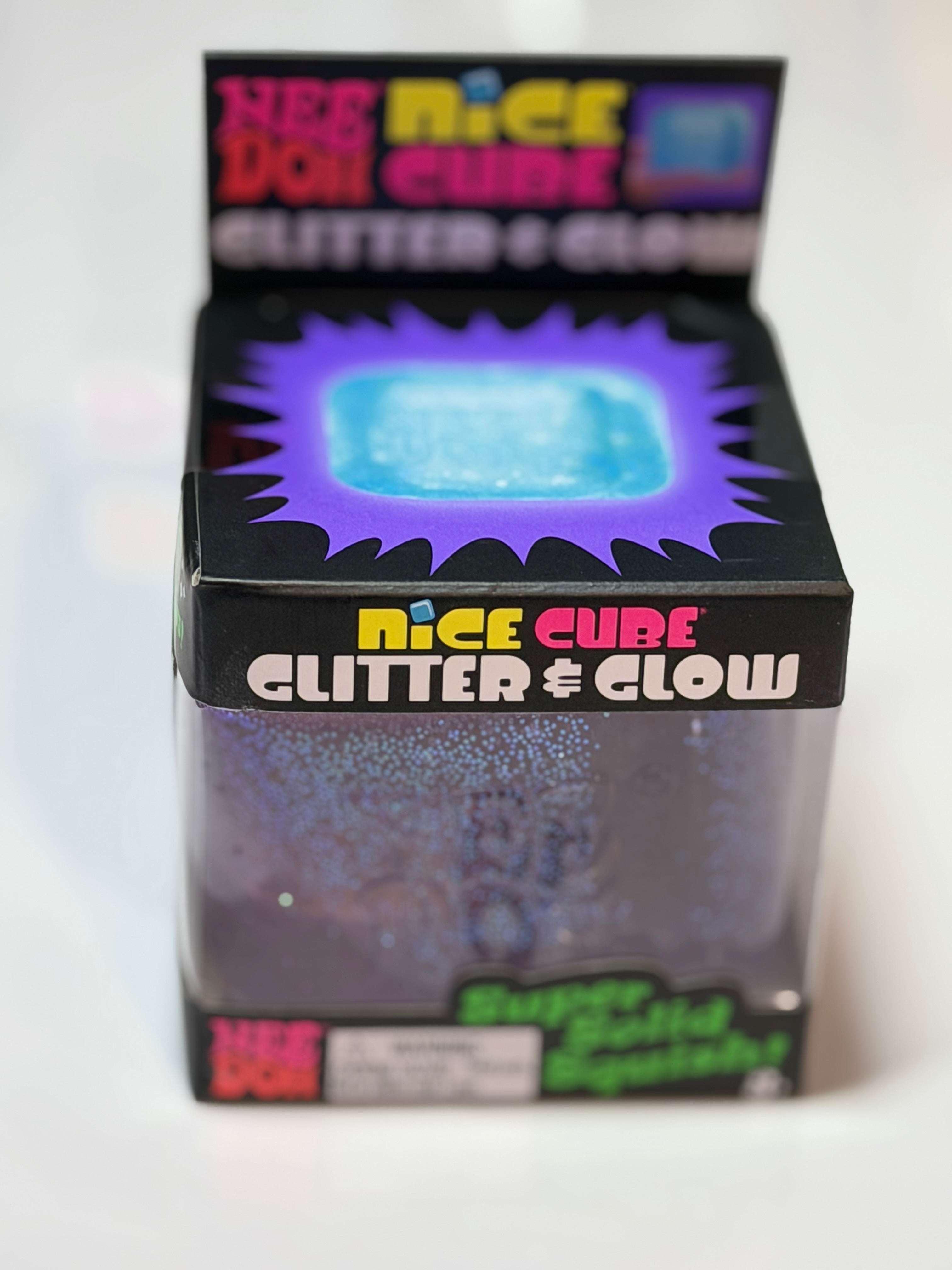 NeeDoh Glitter and Glow Nice Cube
