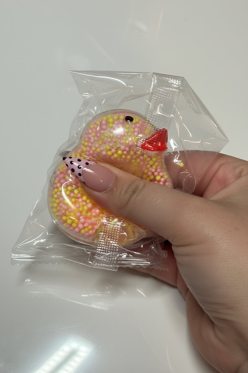 Squishy Duck with Colorful Foam Beads