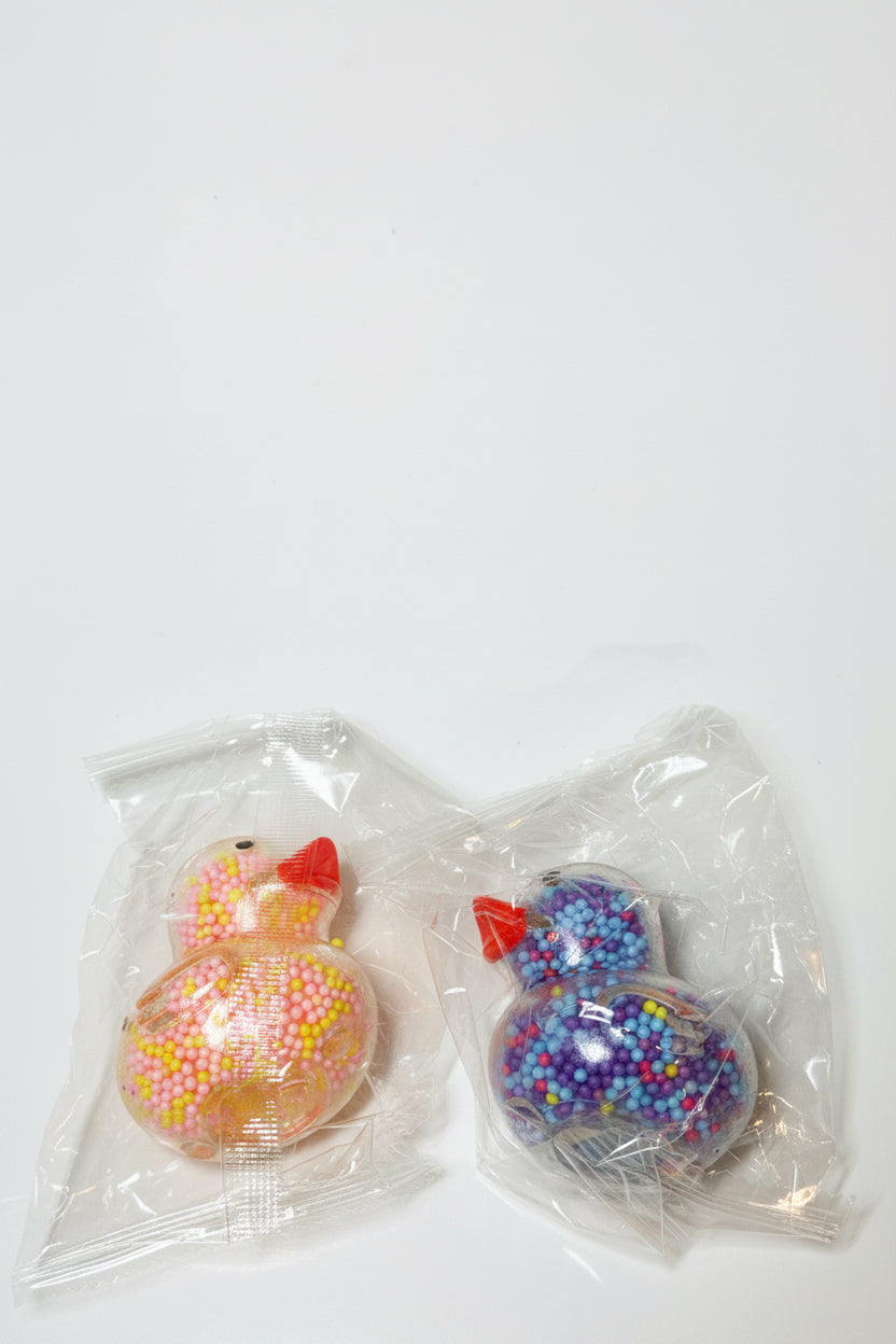 Squishy Duck with Colorful Foam Beads