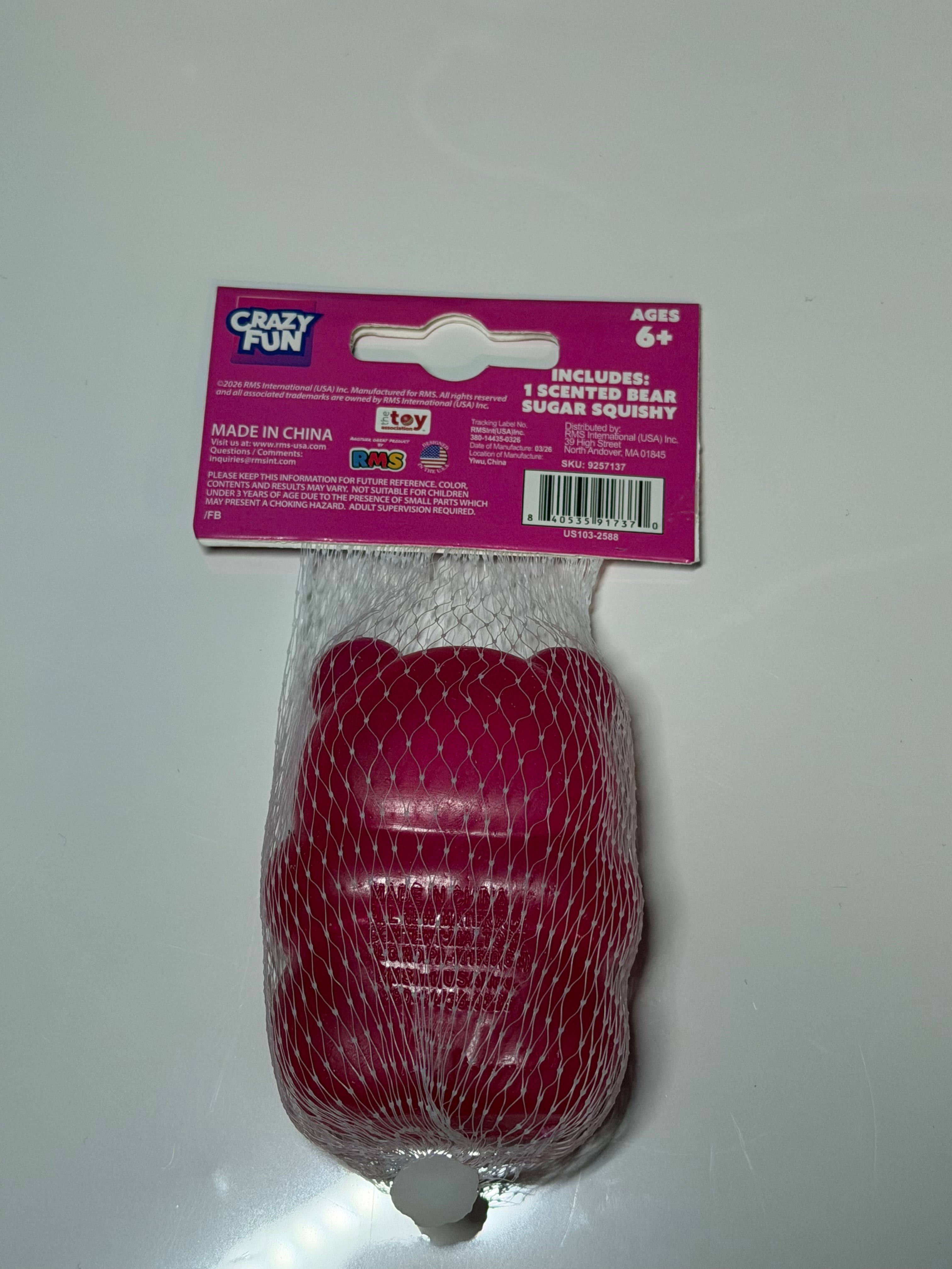 RMS Scented Gummy Bear